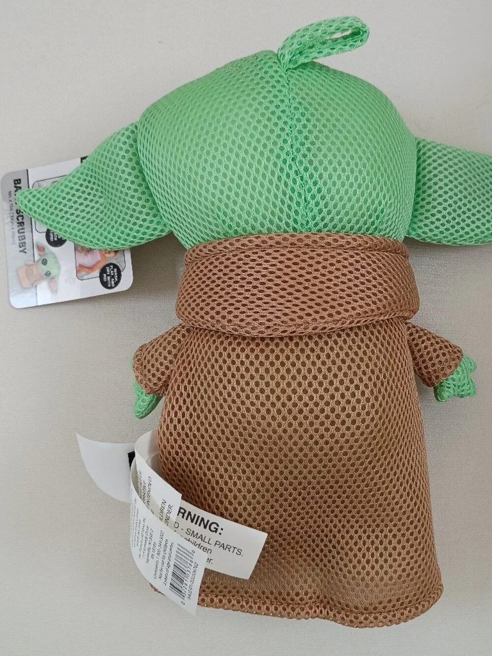 Star Wars The Mandalorian The Child/Grogu Mesh Quick-Dry Bath Toy Scrubby